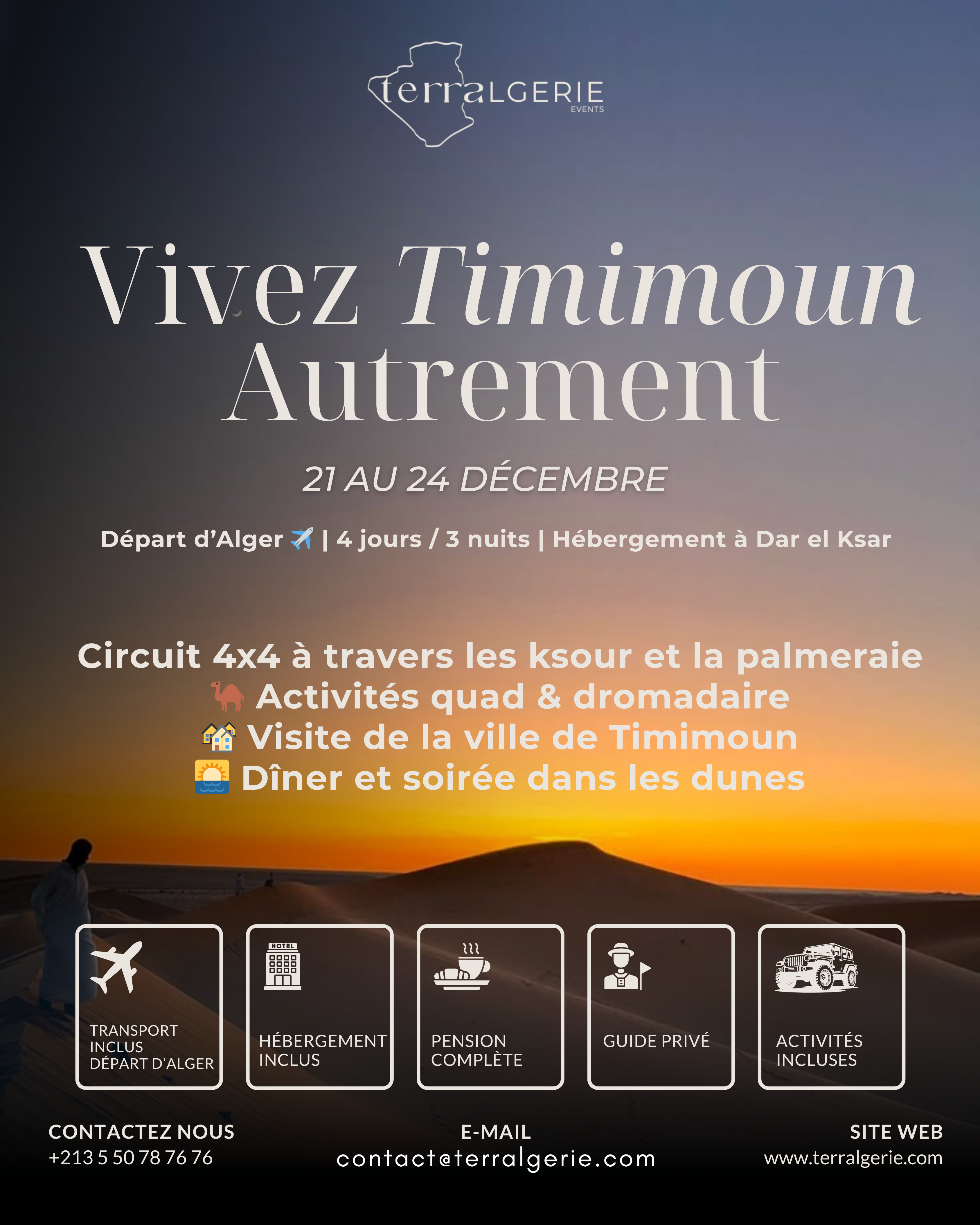 Séjour Timimoun du 21 au 24 décembre