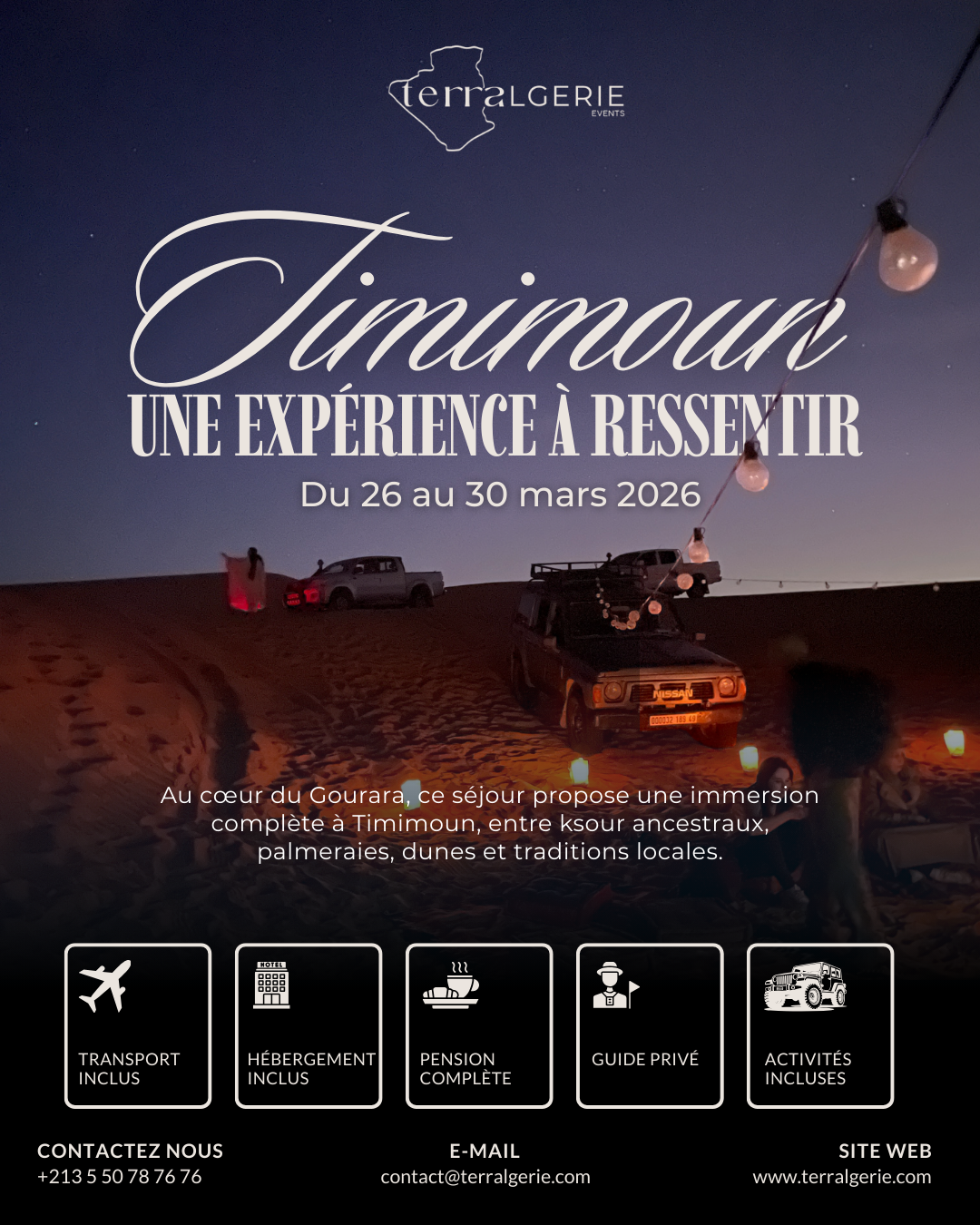 Timimoun 26-30 Mars 2026