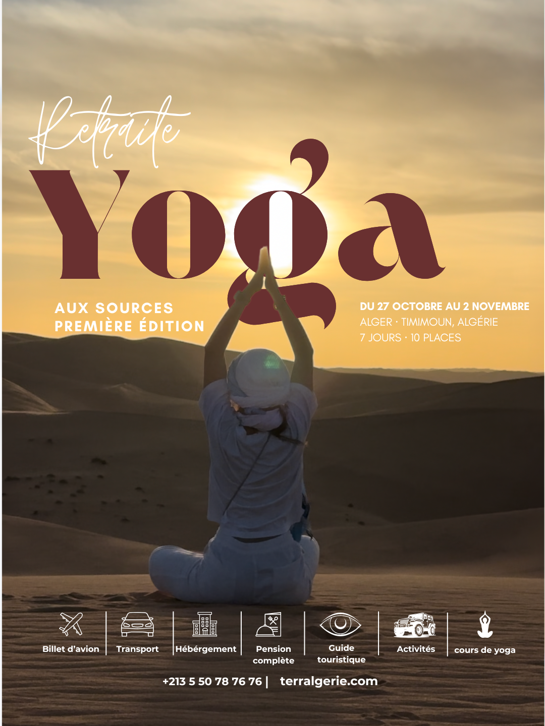 Aux Sources — Retraite Yoga Sahara